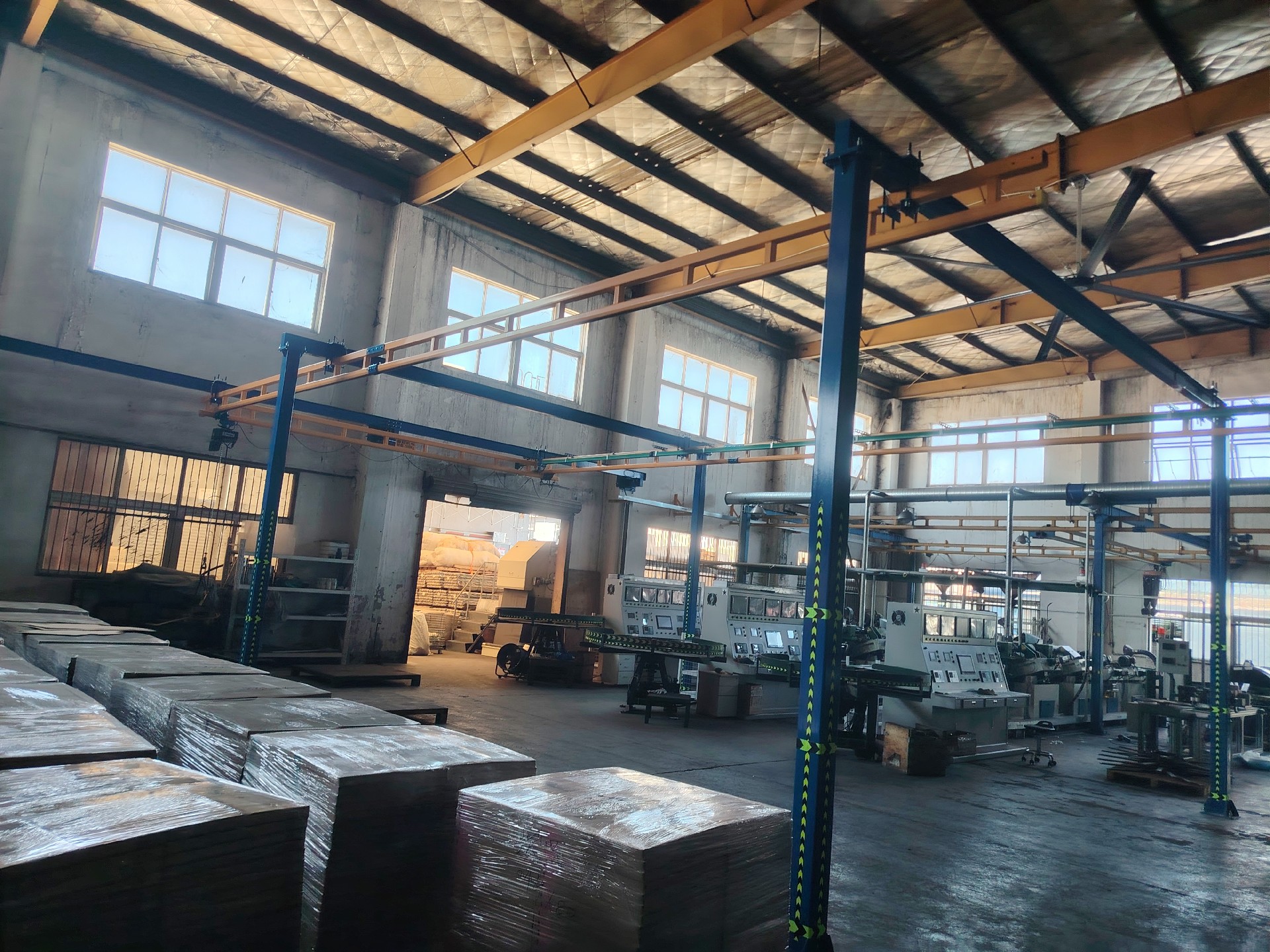 KBK起重机在印刷厂钢带搬运中的应用