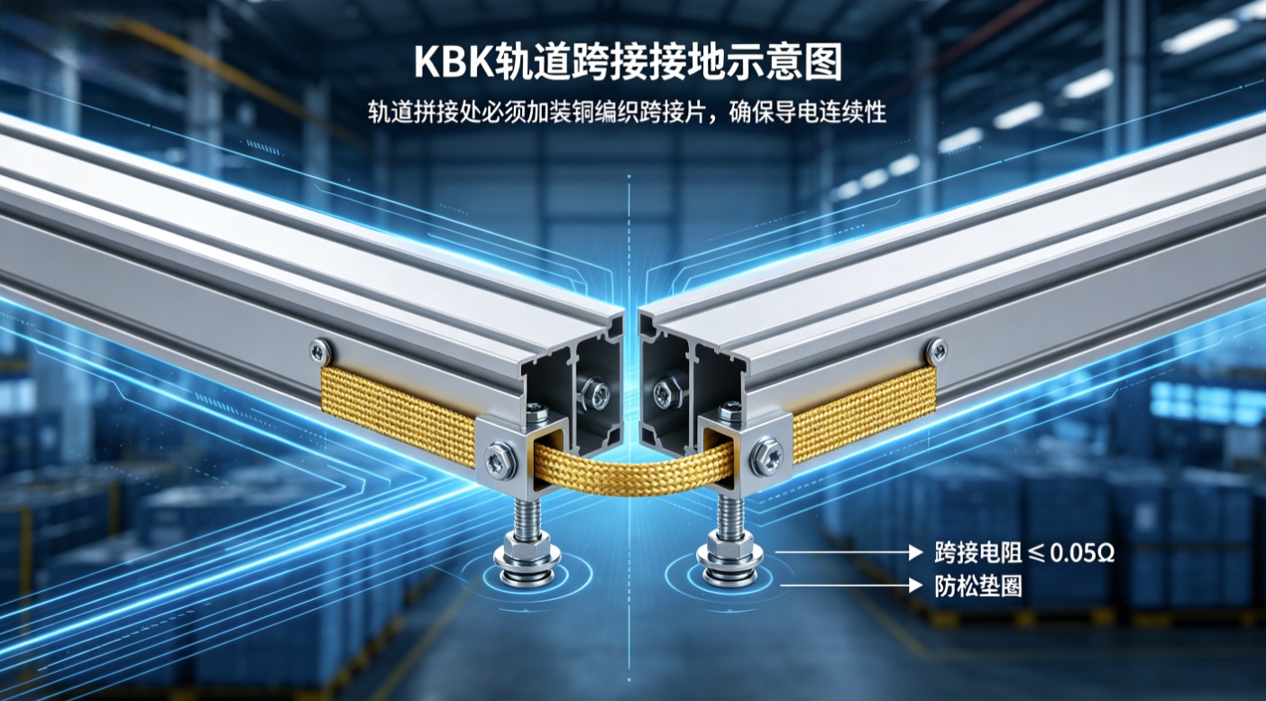 KBK轨道拼接处接地跨接线安全安装示意.jpeg