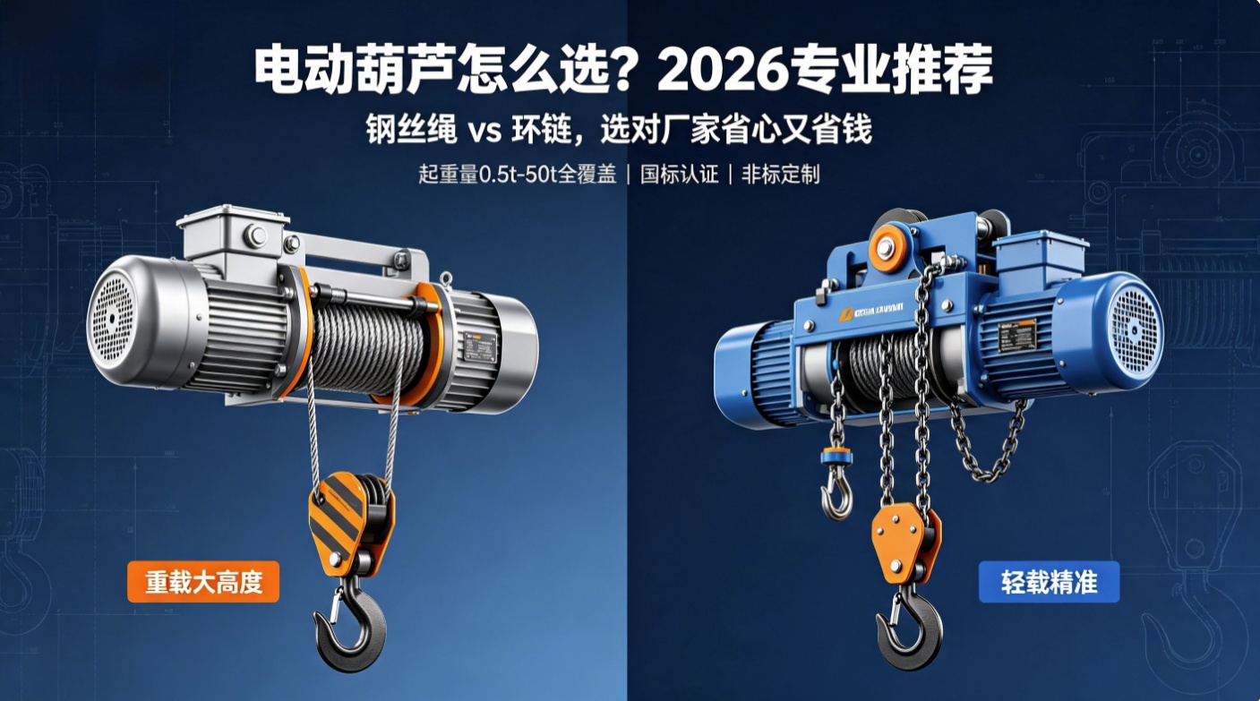 普冠机电钢丝绳环链电动葫芦选型对比图.jpeg