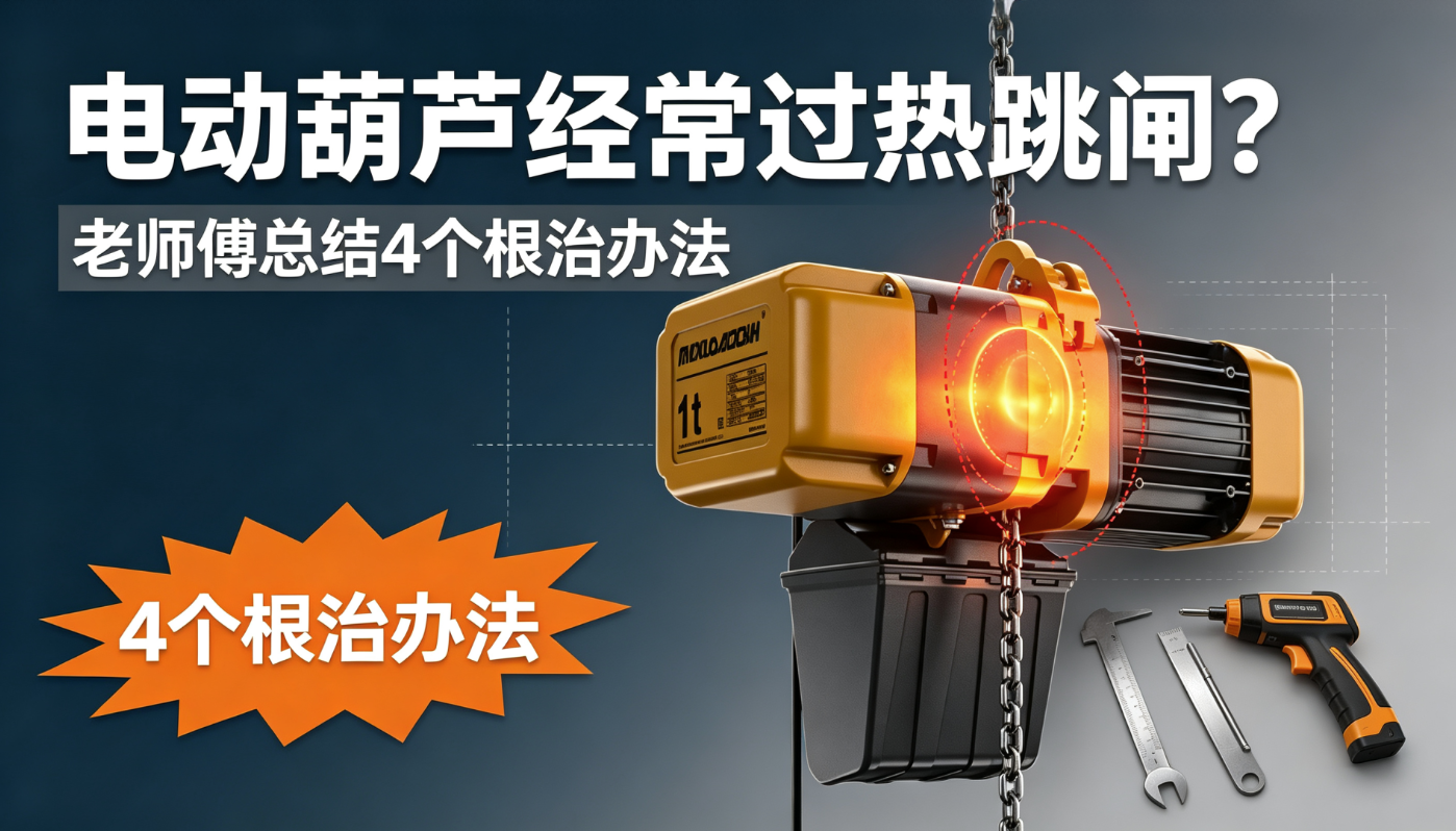电动葫芦经常过热跳闸？老师傅总结4个根治办法