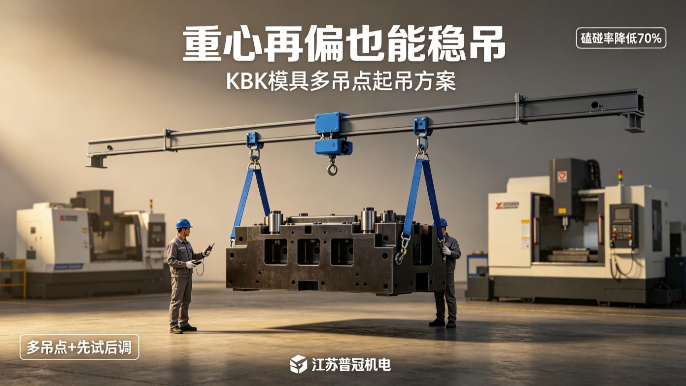 模具重心不规则吊不稳？KBK多吊点起吊技巧全解