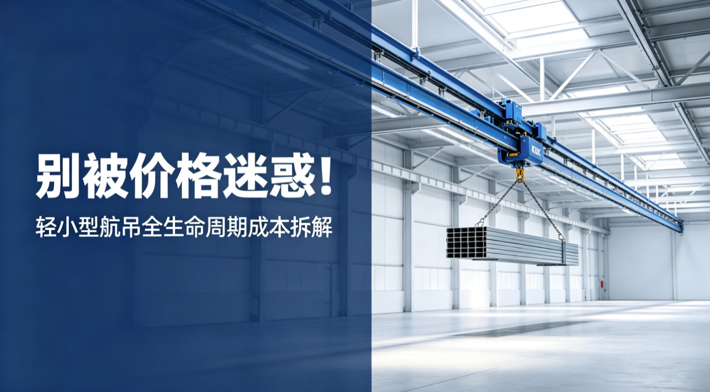 别被价格迷惑！轻小型起重机全生命周期的成本拆解